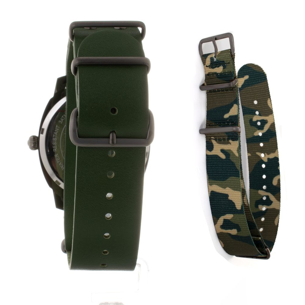Folli Follie Groen Leren Horloge