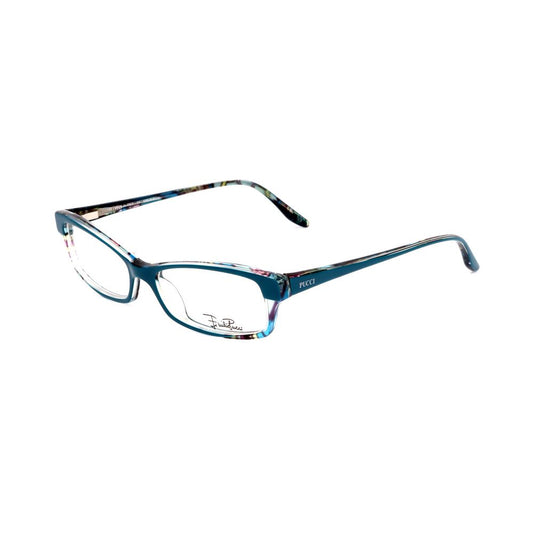 Lunettes Emilio Pucci à montures en plastique bleu