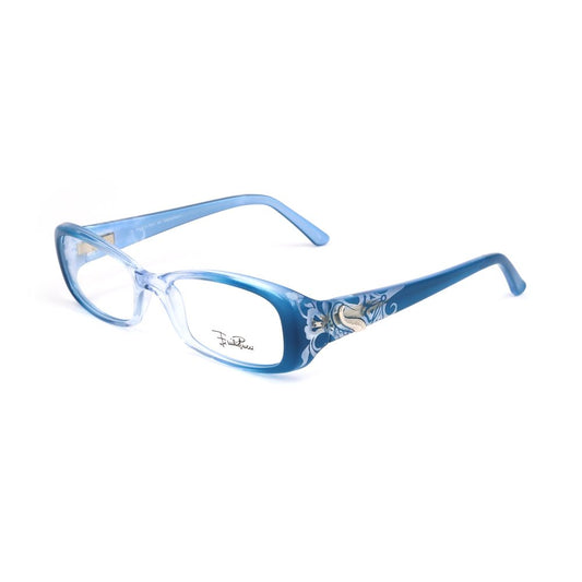 Lunettes Emilio Pucci à montures en plastique bleu