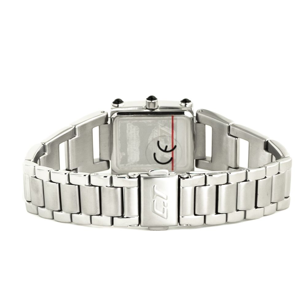 Chronotech Silver Stainless Steel Watch
