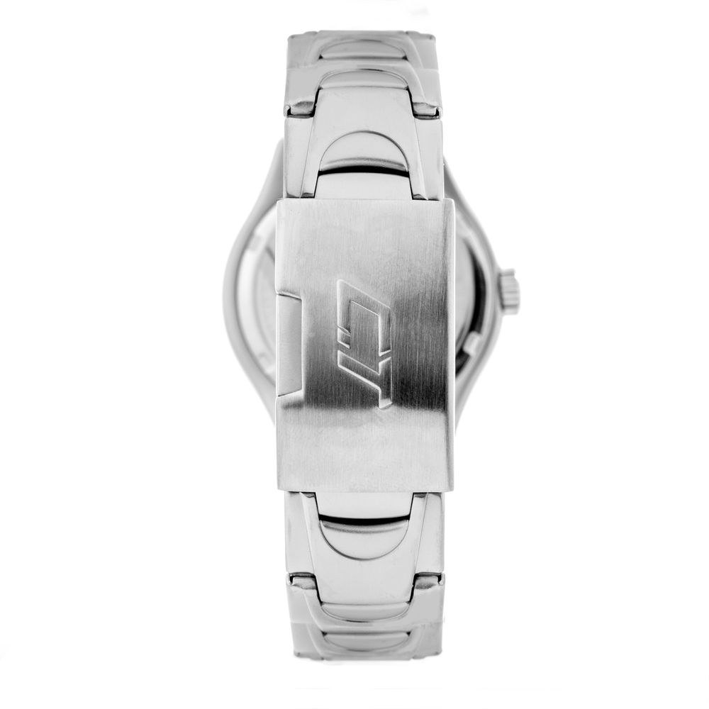 Montre Chronotech en acier inoxydable gris