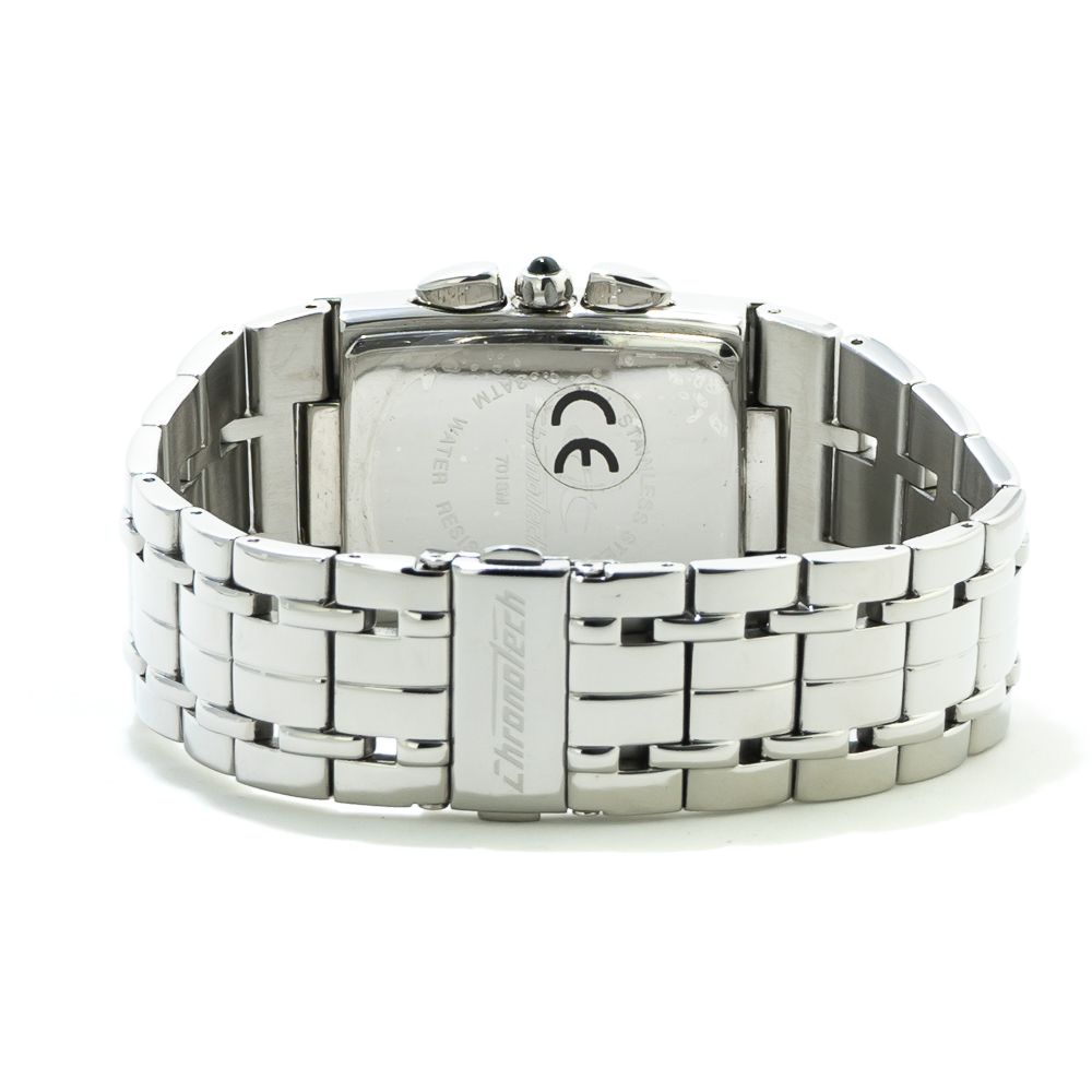 Chronotech Silver Stainless Steel Watch