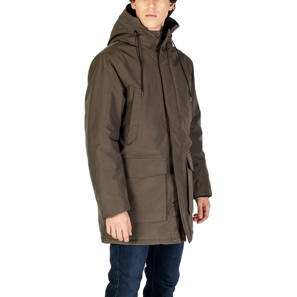 Parka Replay en polyamide verte