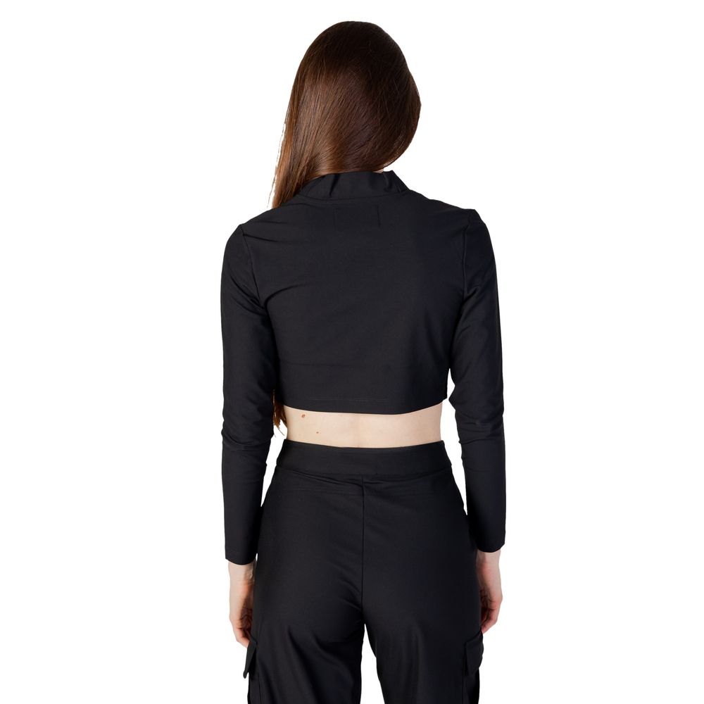 Top en polyester recyclé noir de Calvin Klein Jeans