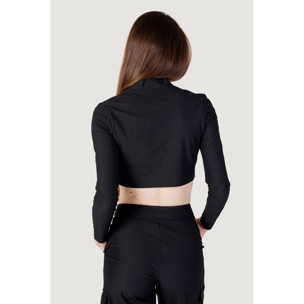 Top en polyester recyclé noir de Calvin Klein Jeans