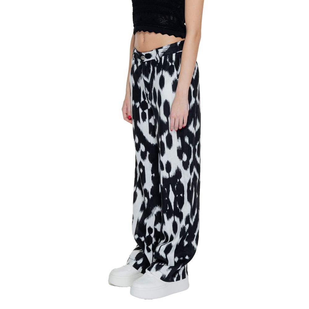 Pantalon en lin noir Street One