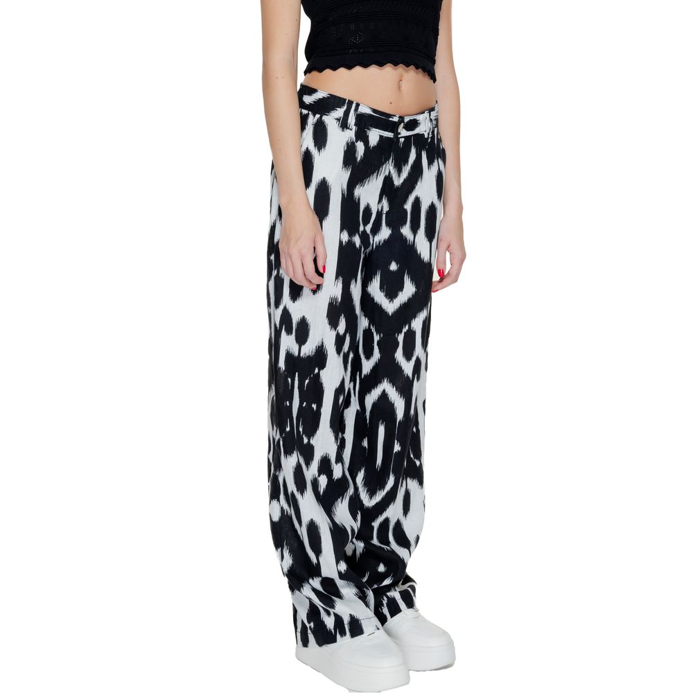 Pantalon en lin noir Street One