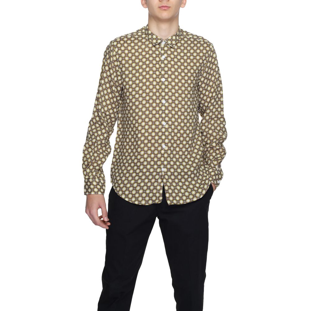 Chemise en lin beige de Gianni Lupo