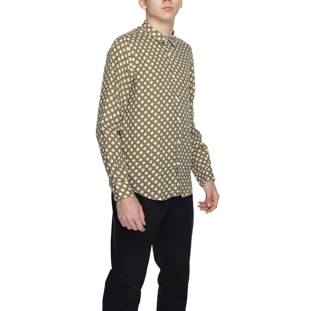 Chemise en lin beige de Gianni Lupo