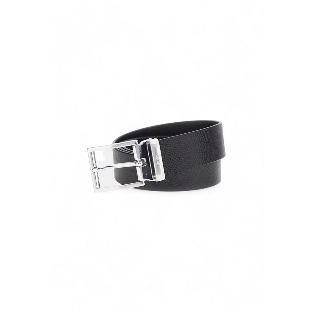 Guess zwarte leren riem