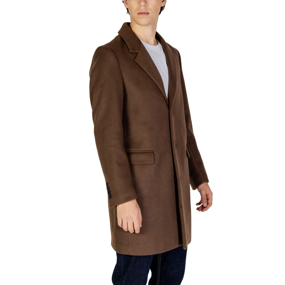 Manteau en polyester brun d'Antony Morato