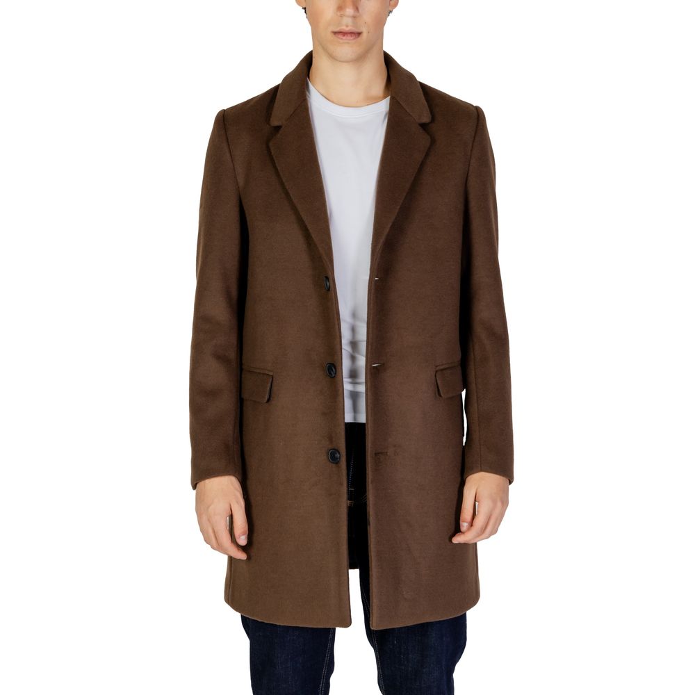 Manteau en polyester brun d'Antony Morato