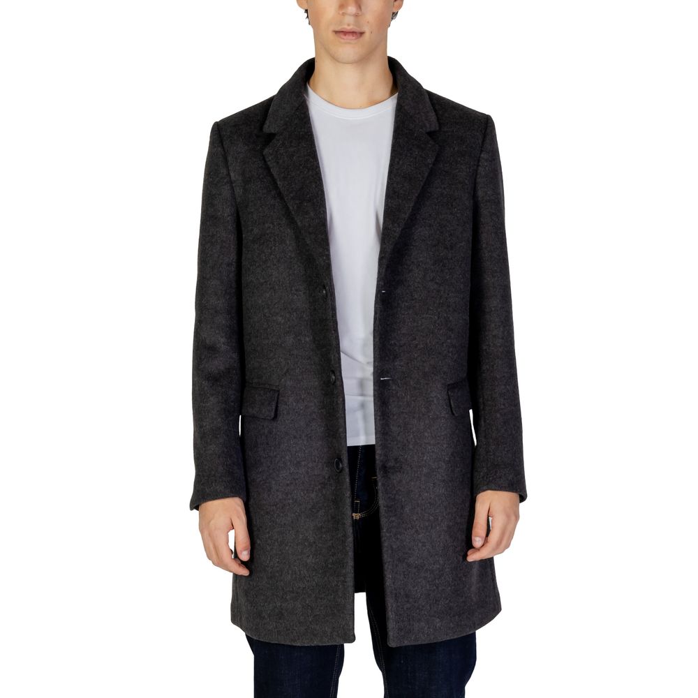 Antony Morato grijze polyester jas