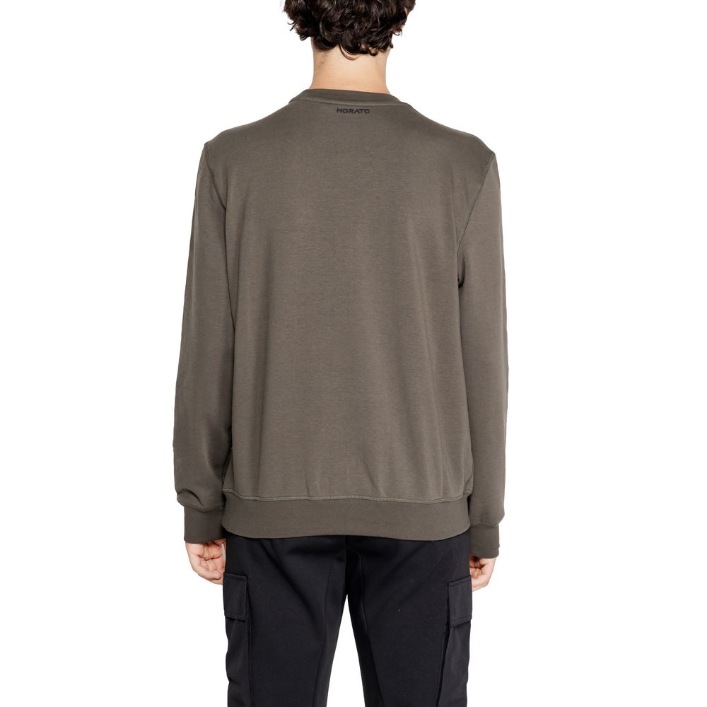 Sweat-shirt en coton vert Antony Morato