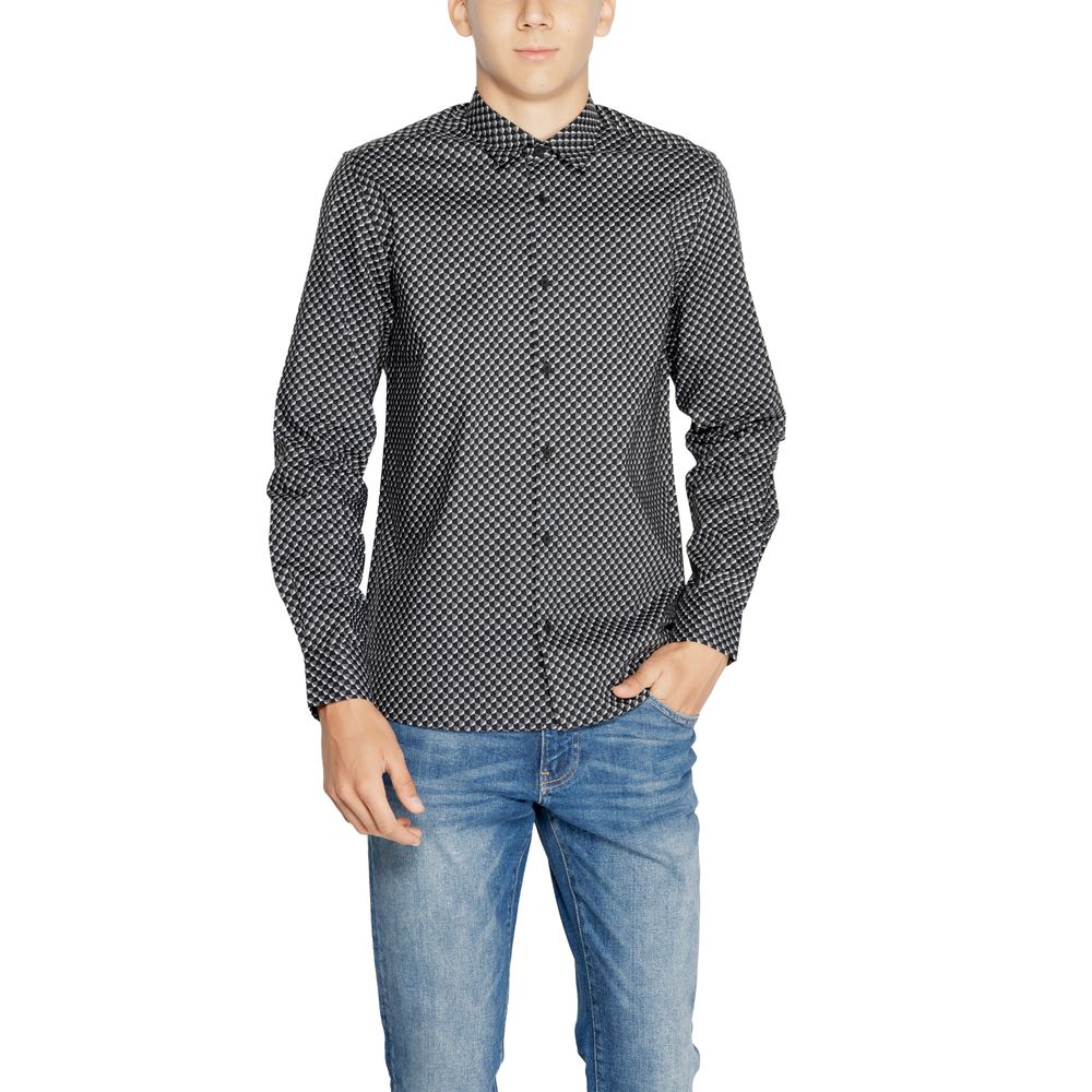 Chemise en coton grise d'Antony Morato