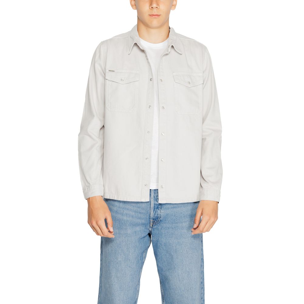 Chemise en coton grise d'Antony Morato