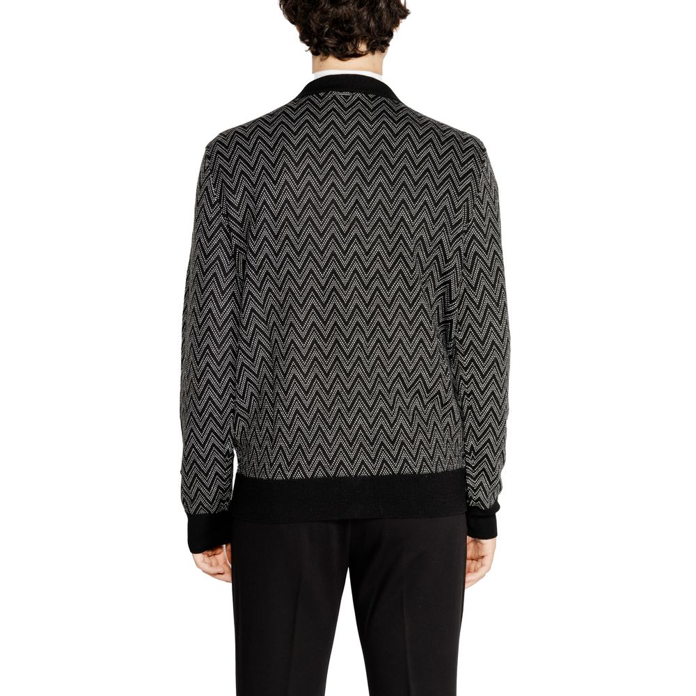 Cardigan en mohair noir d'Antony Morato