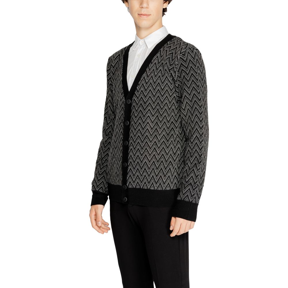 Cardigan en mohair noir d'Antony Morato