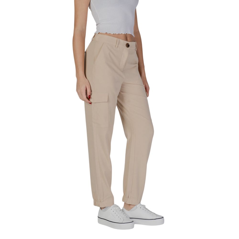 Pantalon beige en polyester B.Young