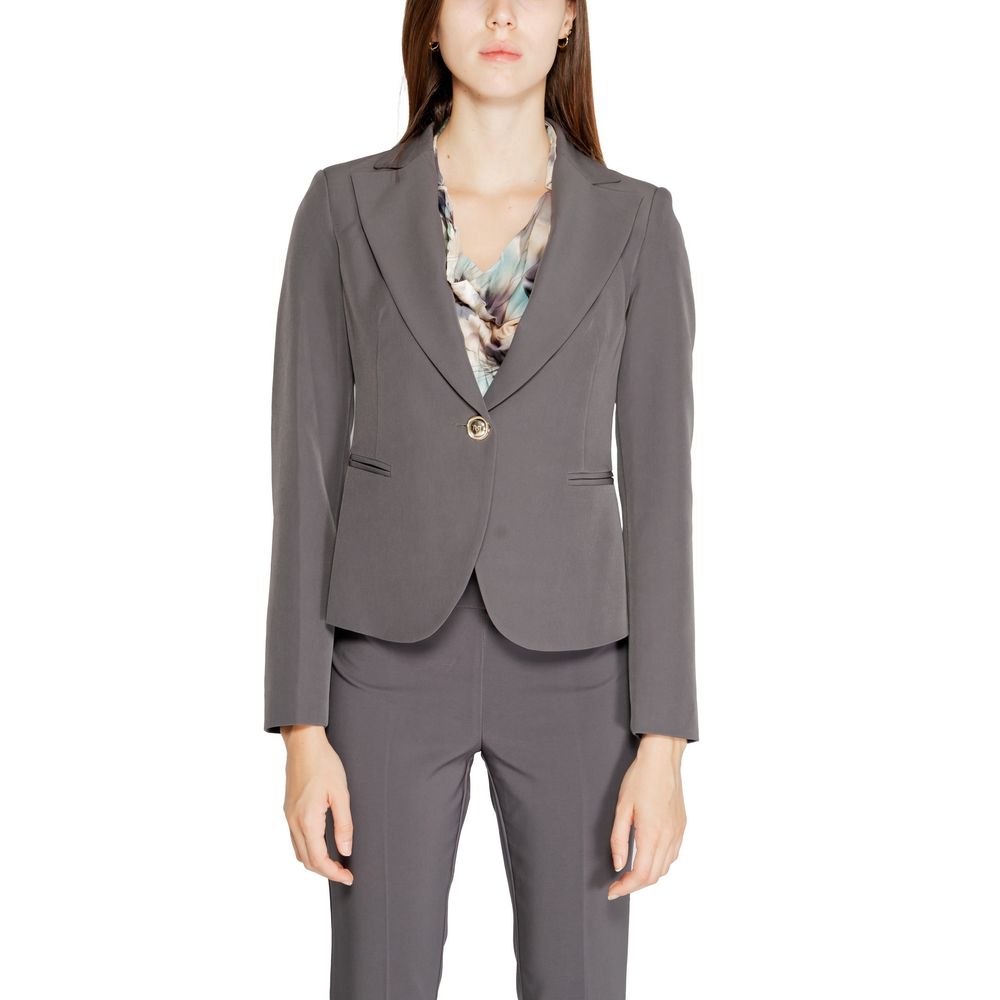 Blazer en polyester gris de Rinascimento