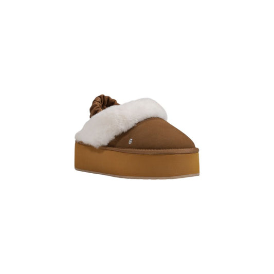 Plate-forme en cuir suédé beige EMU Australia