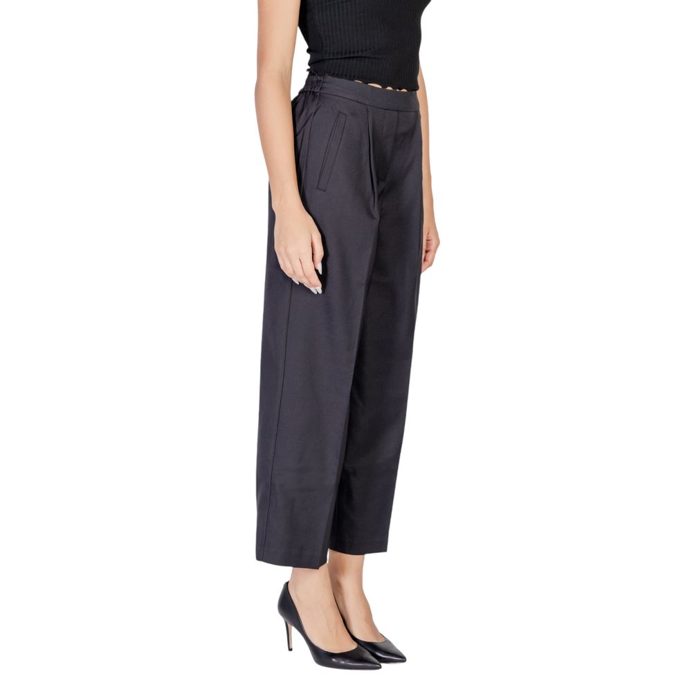Pantalon ICHI en polyester noir
