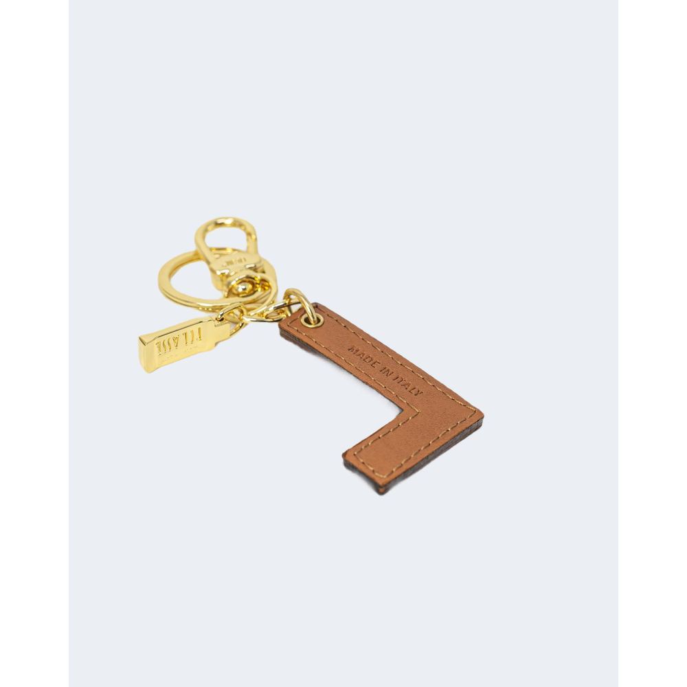 Alviero Martini Prima Classe Porte-clés en cuir beige