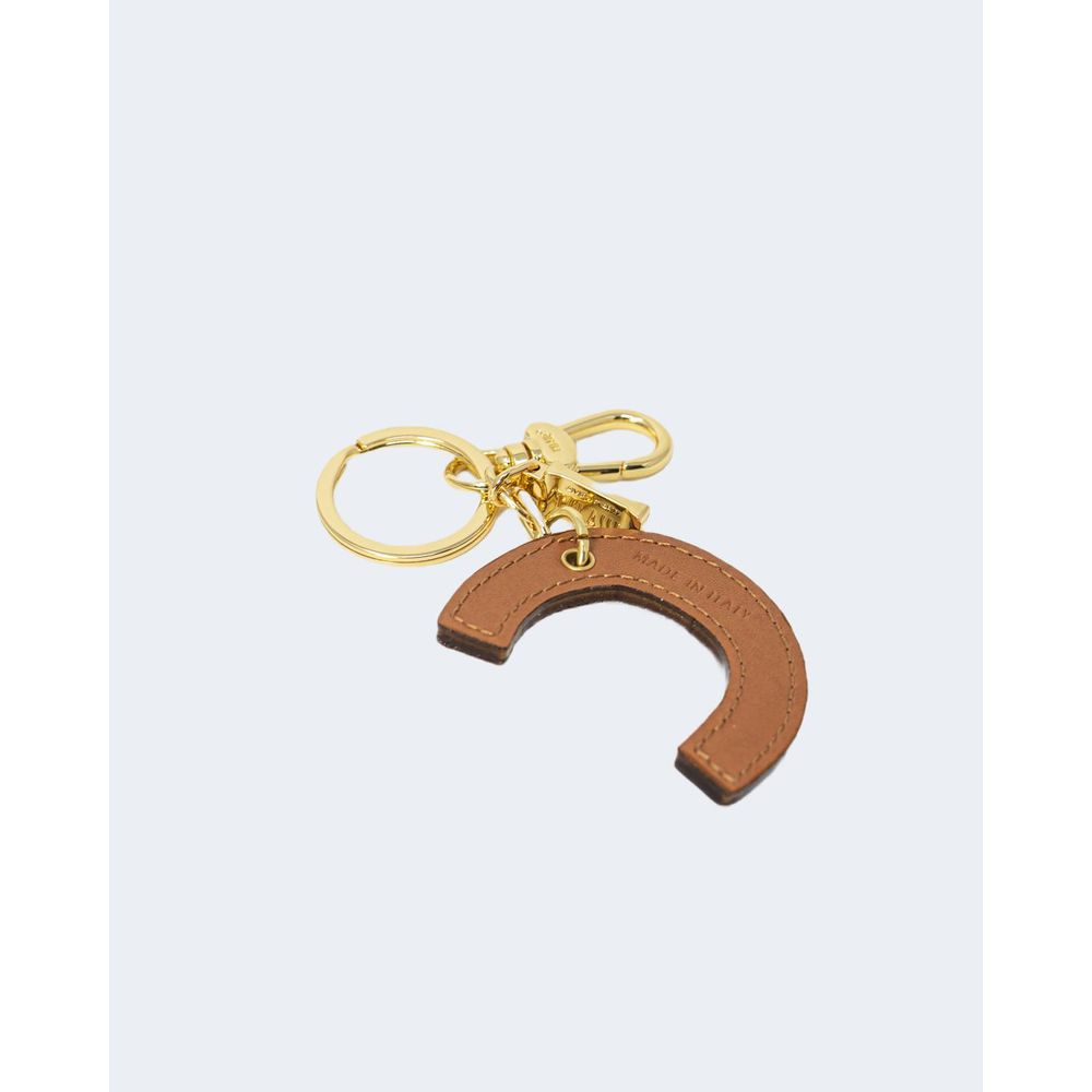 Alviero Martini Prima Classe Porte-clés en cuir beige