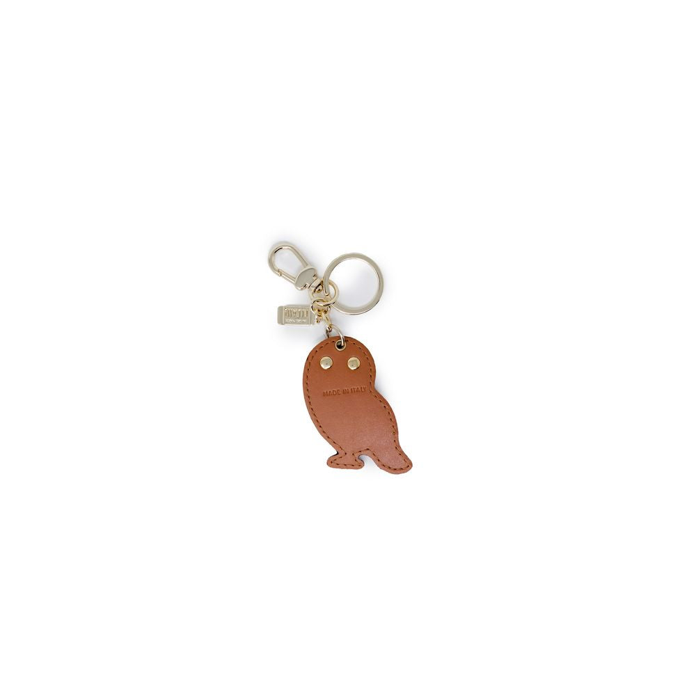 Alviero Martini Prima Classe Porte-clés en cuir beige