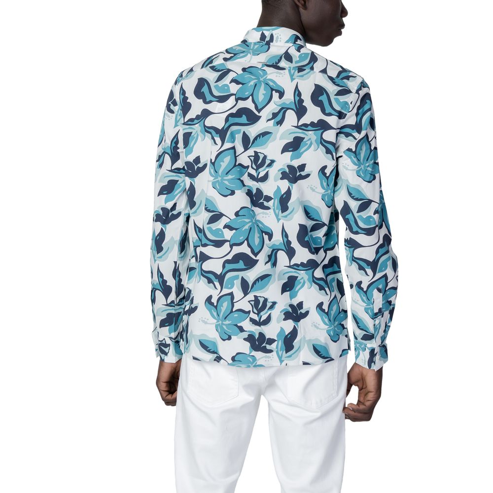 Chemise en viscose bleue d'Antony Morato