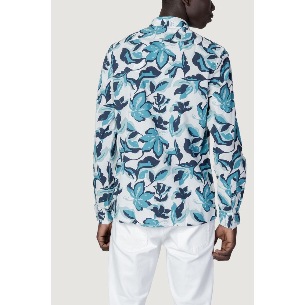 Chemise en viscose bleue d'Antony Morato