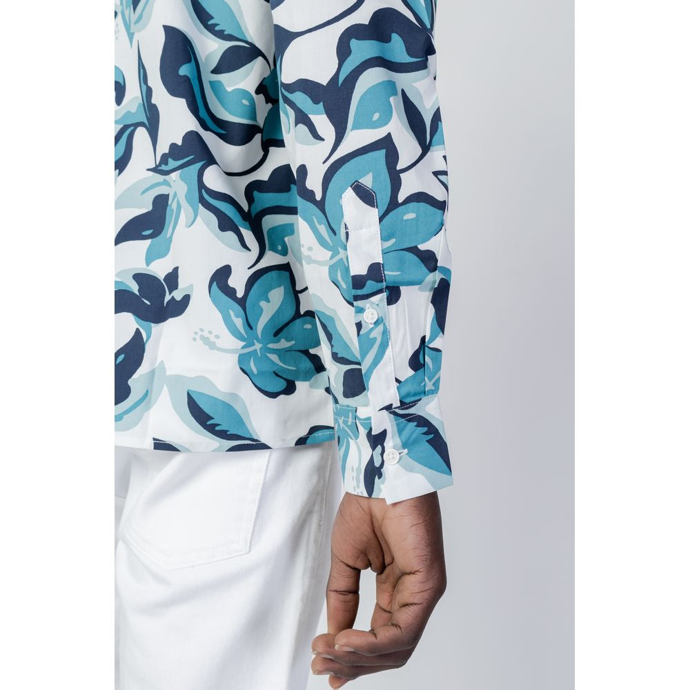Chemise en viscose bleue d'Antony Morato