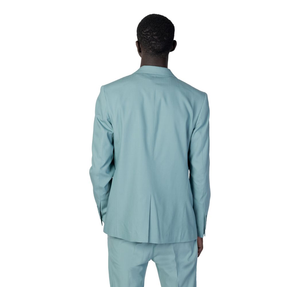 Antony Morato groene Tencel blazer