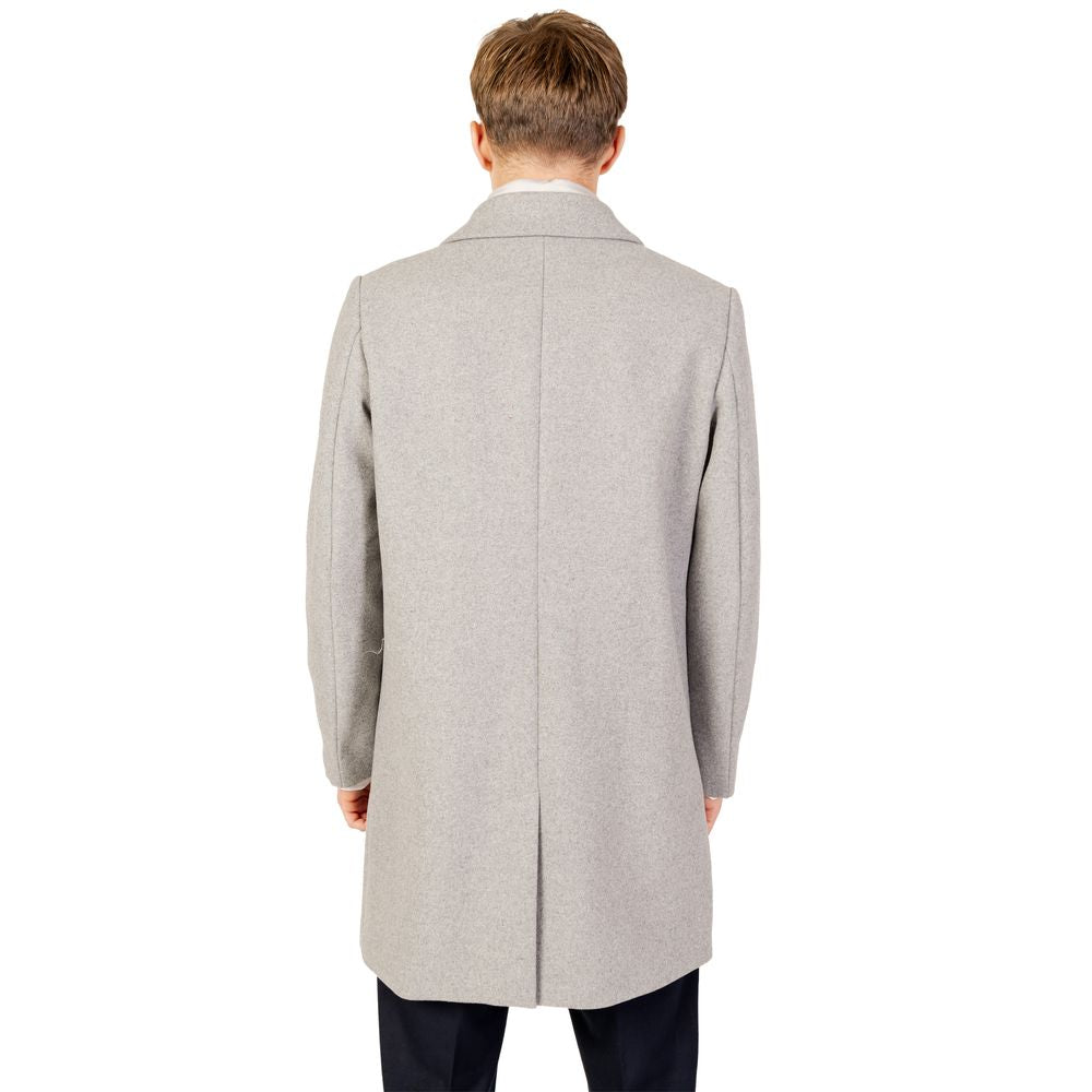 Manteau en polyester gris Antony Morato