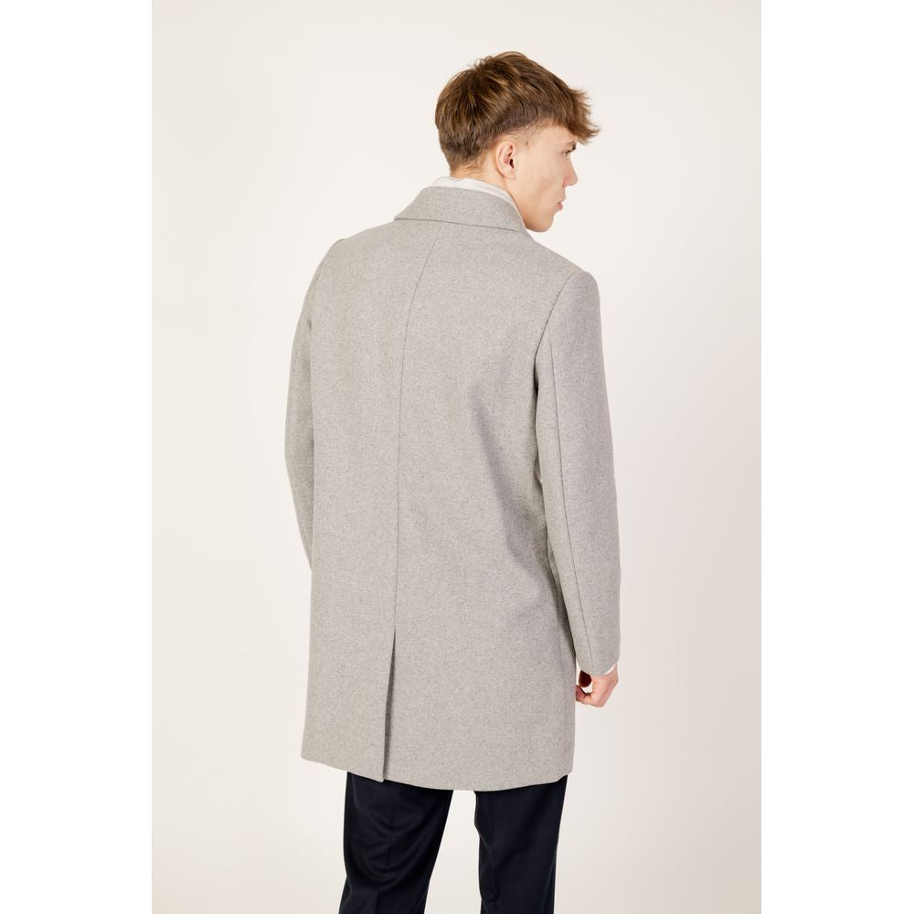 Manteau en polyester gris Antony Morato