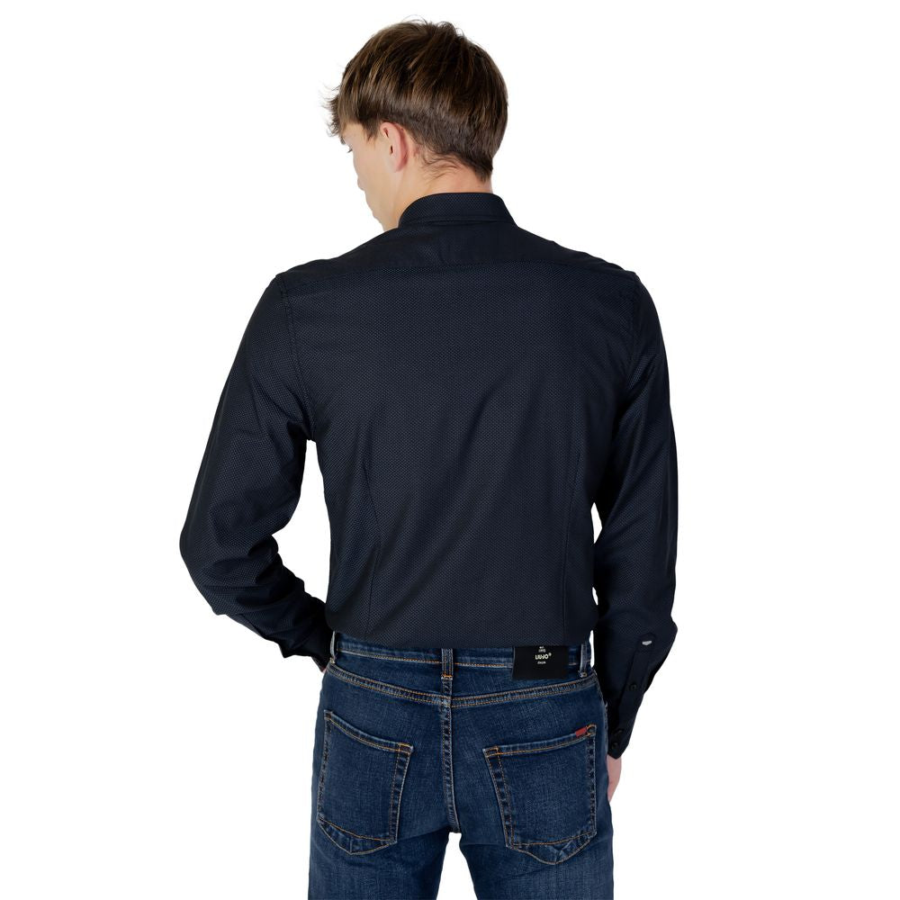 Antony Morato blauw katoenen overhemd