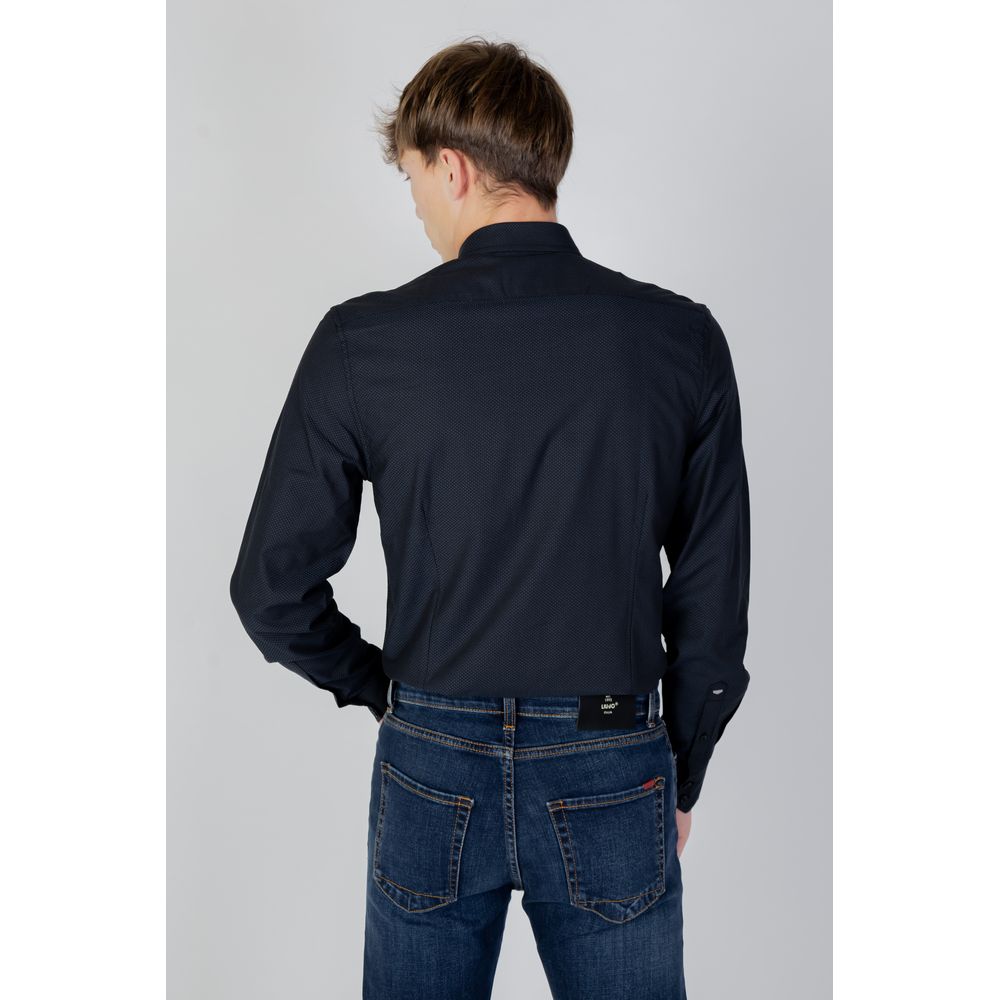 Antony Morato blauw katoenen overhemd