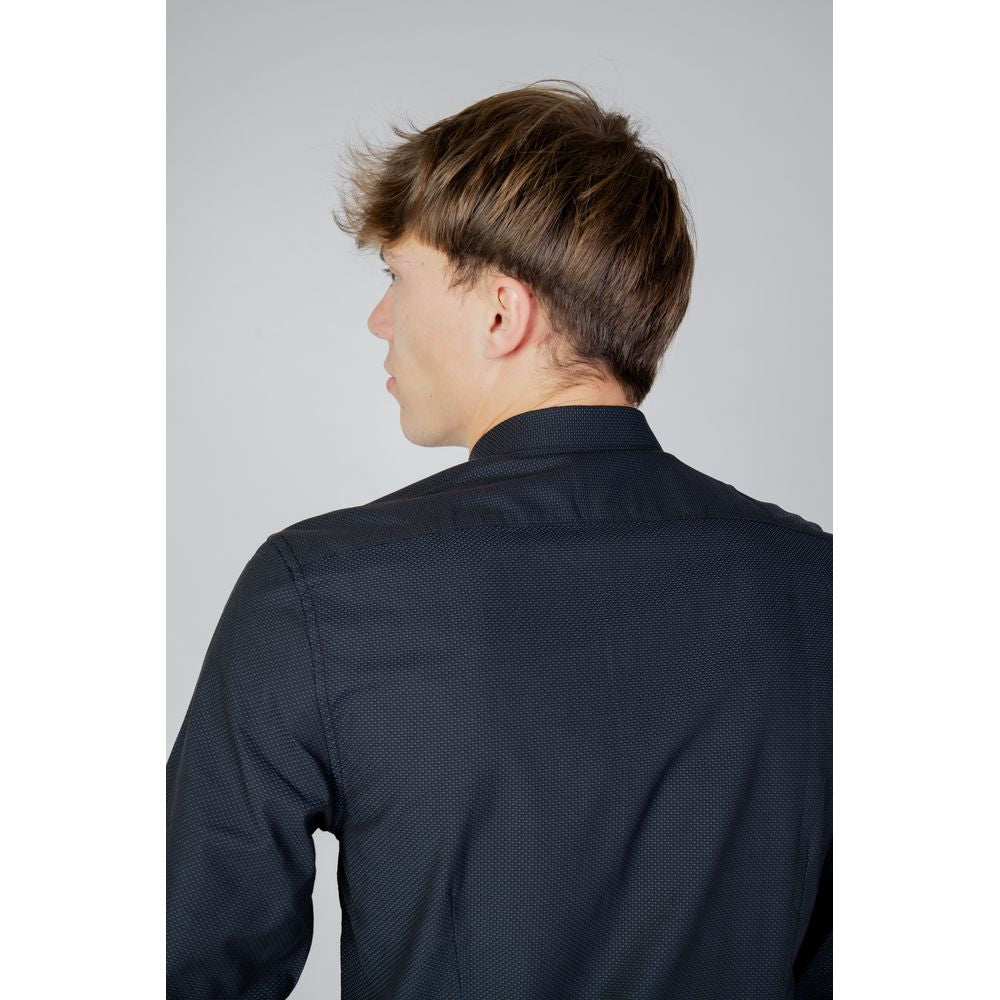 Antony Morato blauw katoenen overhemd