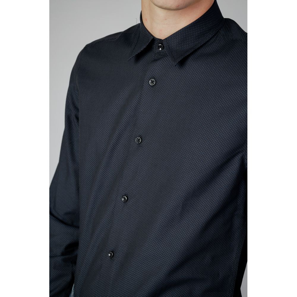 Antony Morato blauw katoenen overhemd