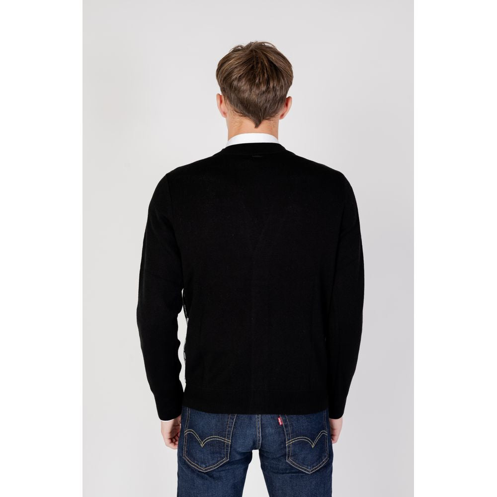 Antony Morato Zwarte Wollen Cardigan