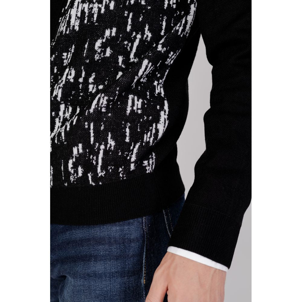 Antony Morato Zwarte Wollen Cardigan