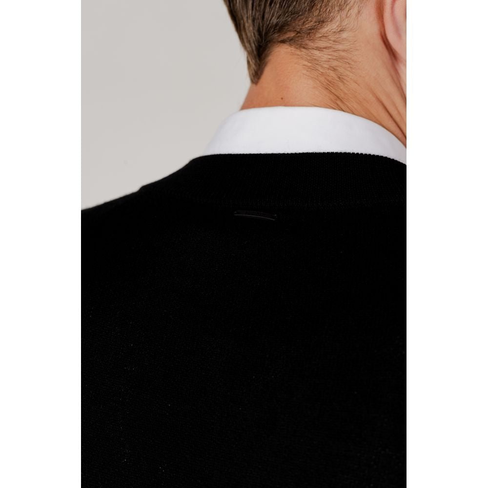 Antony Morato Zwarte Wollen Cardigan