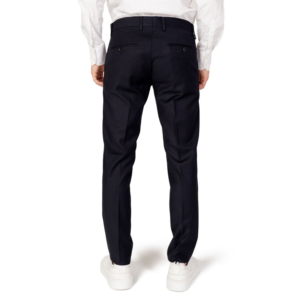 Pantalon en polyester bleu Antony Morato