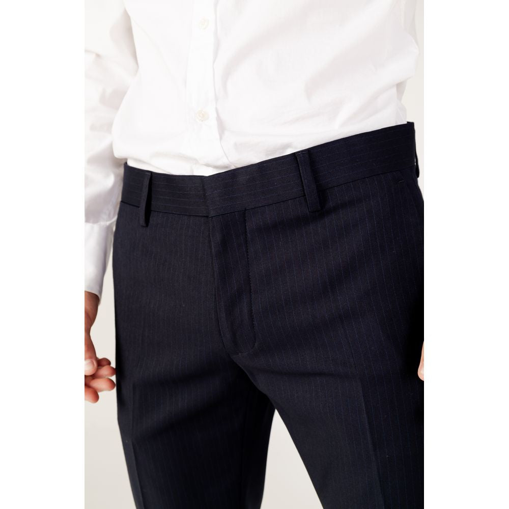 Pantalon en polyester bleu Antony Morato