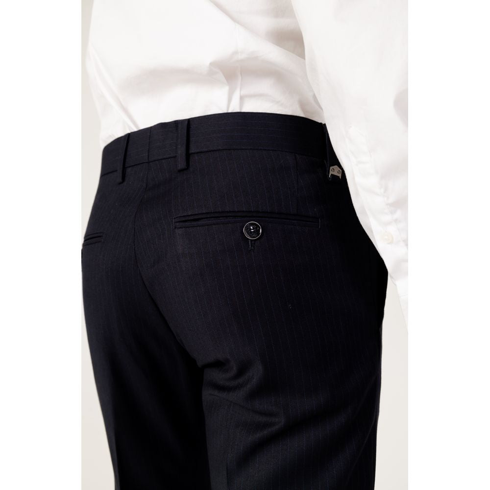 Pantalon en polyester bleu Antony Morato