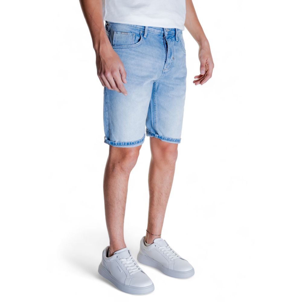 Antony Morato Bermuda van lichtblauw katoen