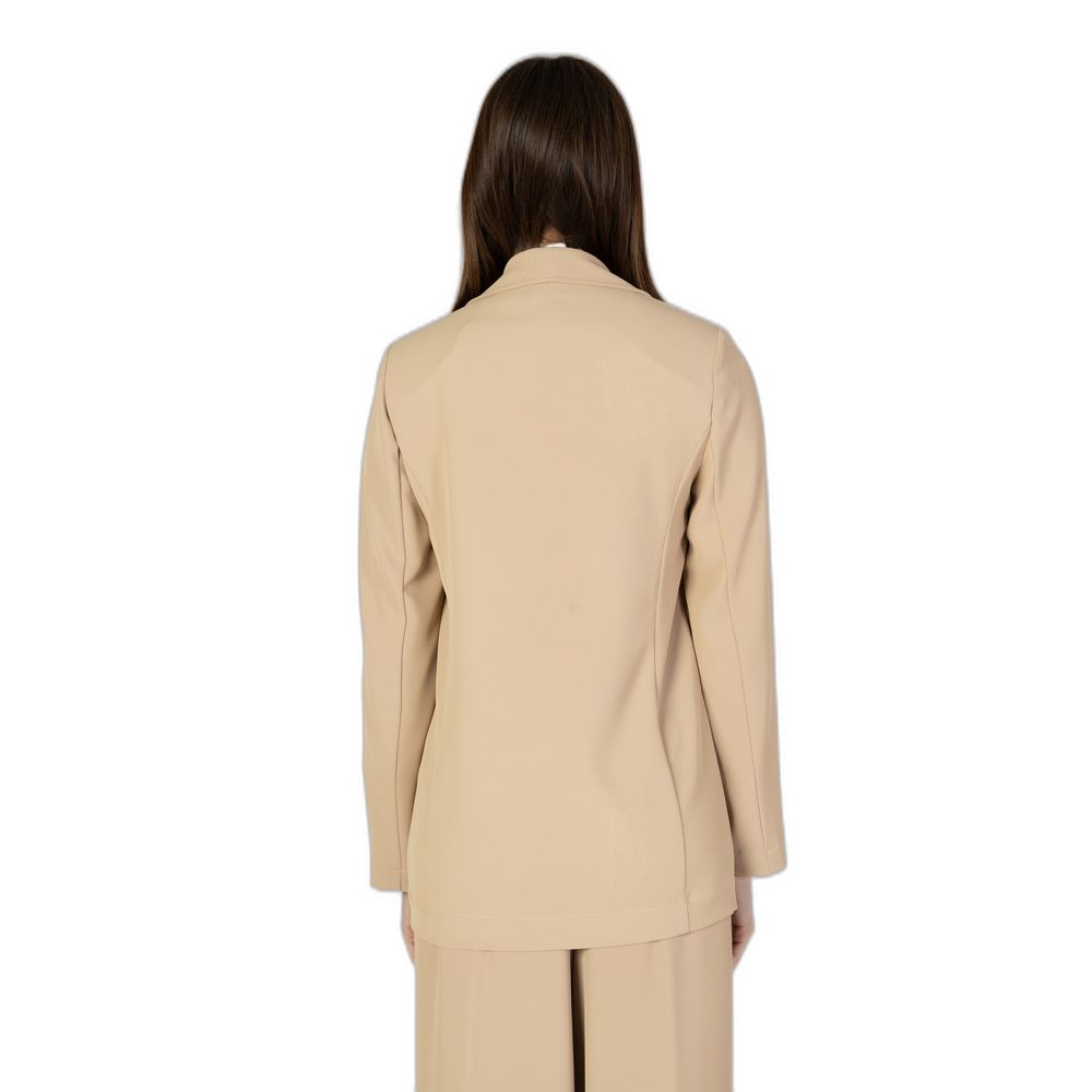 Blazer en polyester beige de Sandro Ferrone