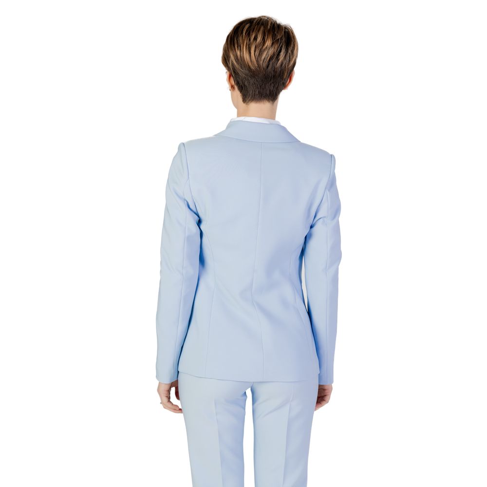 Blazer bleu en polyester de Sandro Ferrone