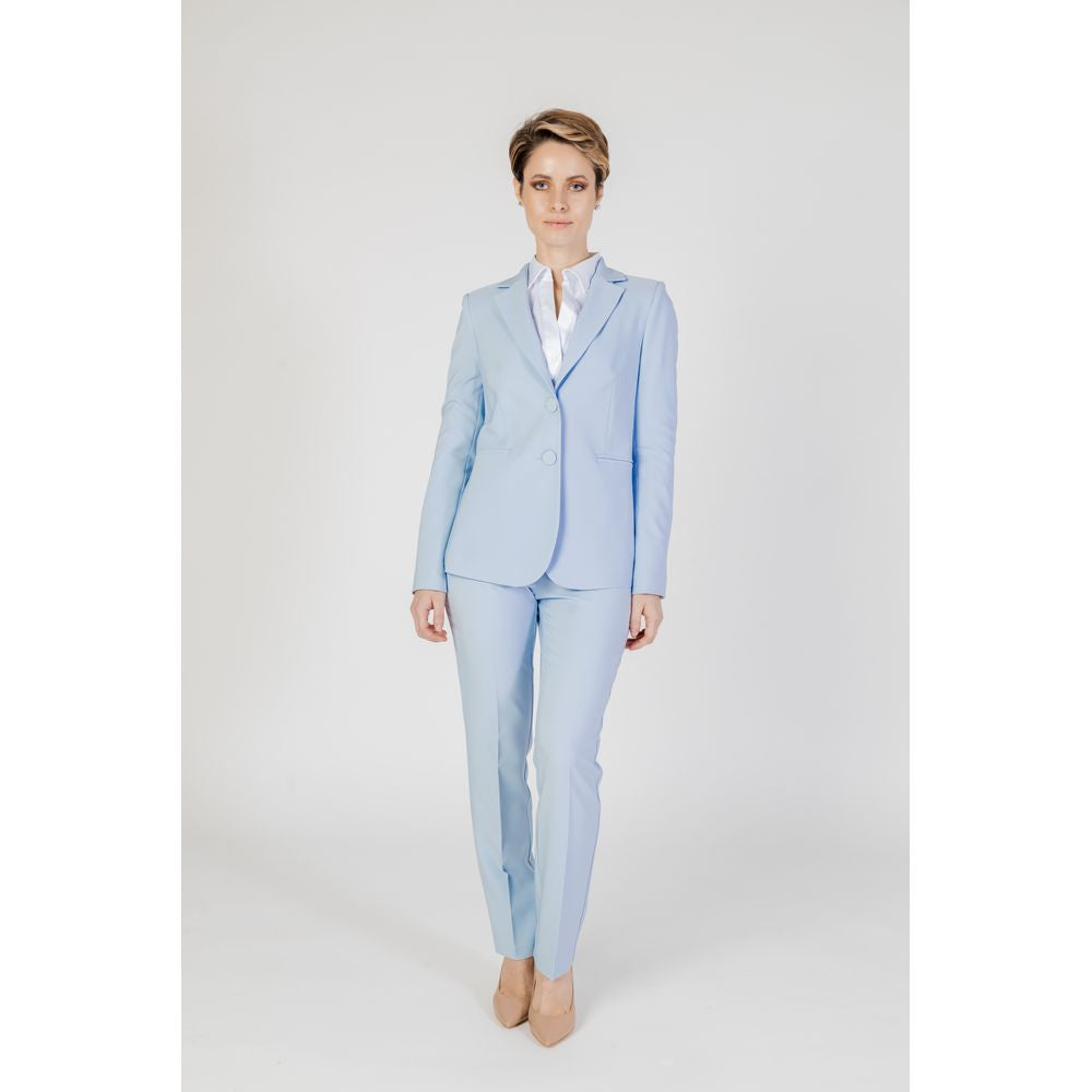 Blazer bleu en polyester de Sandro Ferrone
