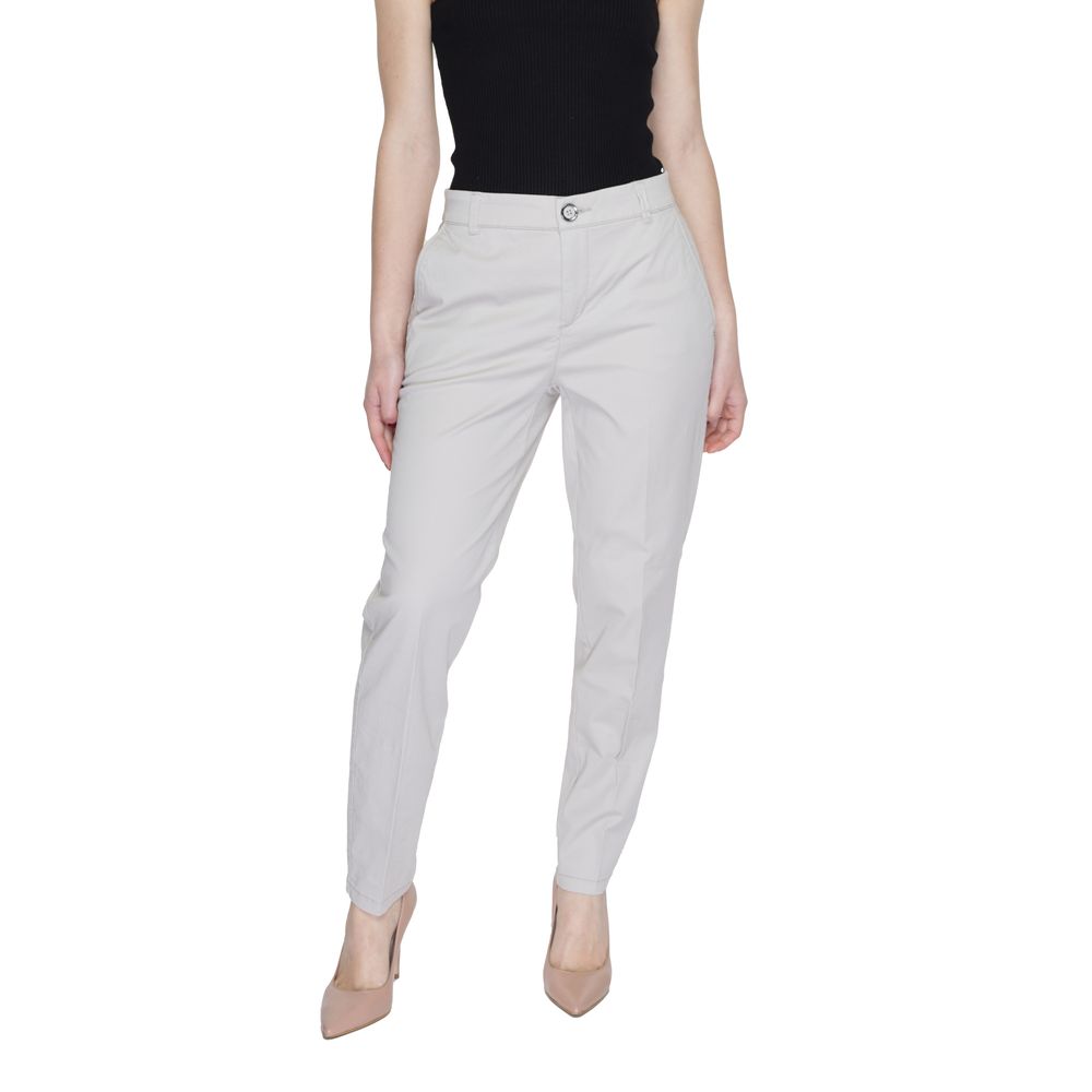 Pantalon en coton beige Street One